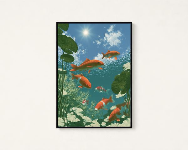 Underwater Ocean Art Print