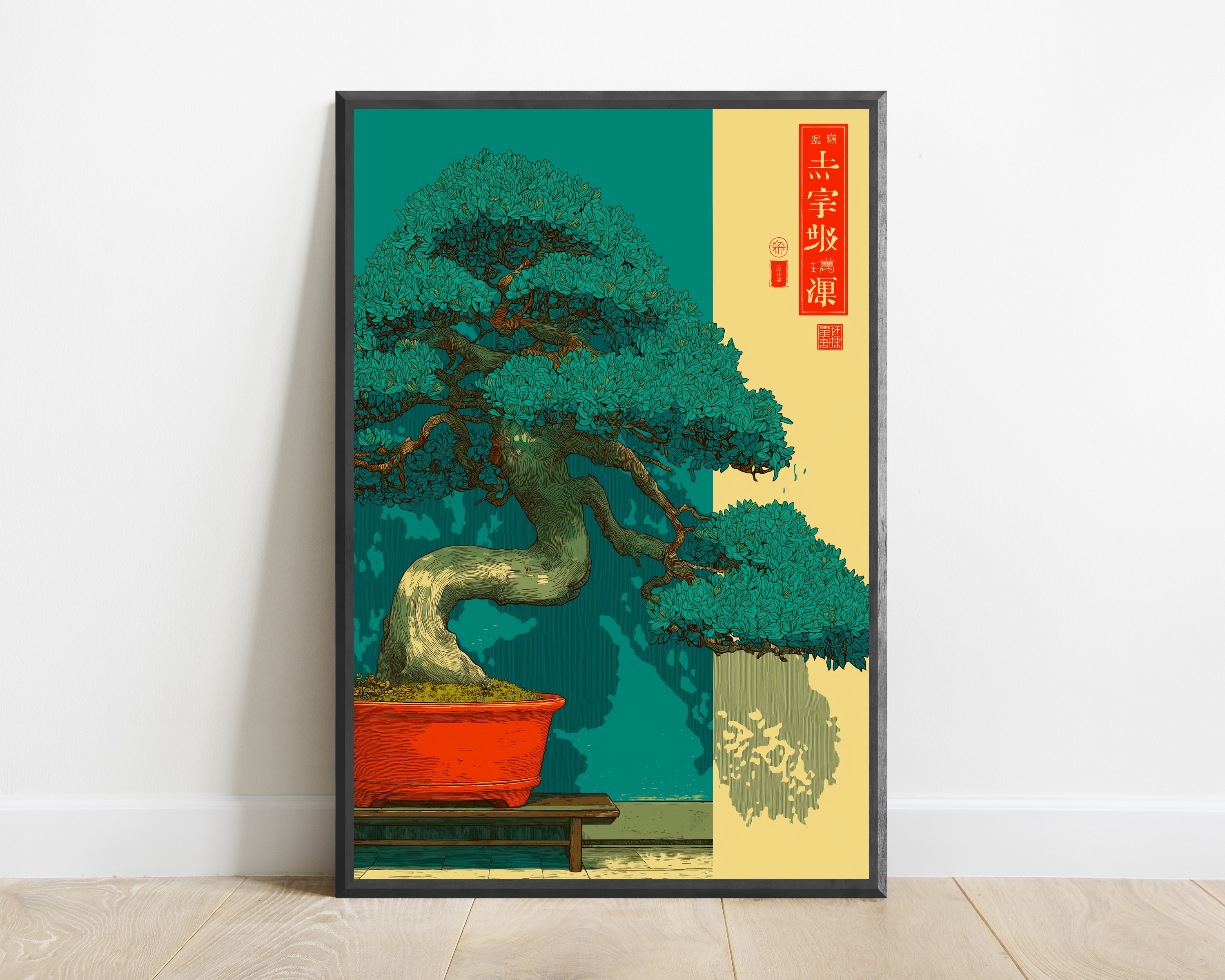 Botanical Cascade Japanese Art Print — view 1
