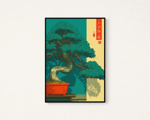 Japanese Botanical Art Print