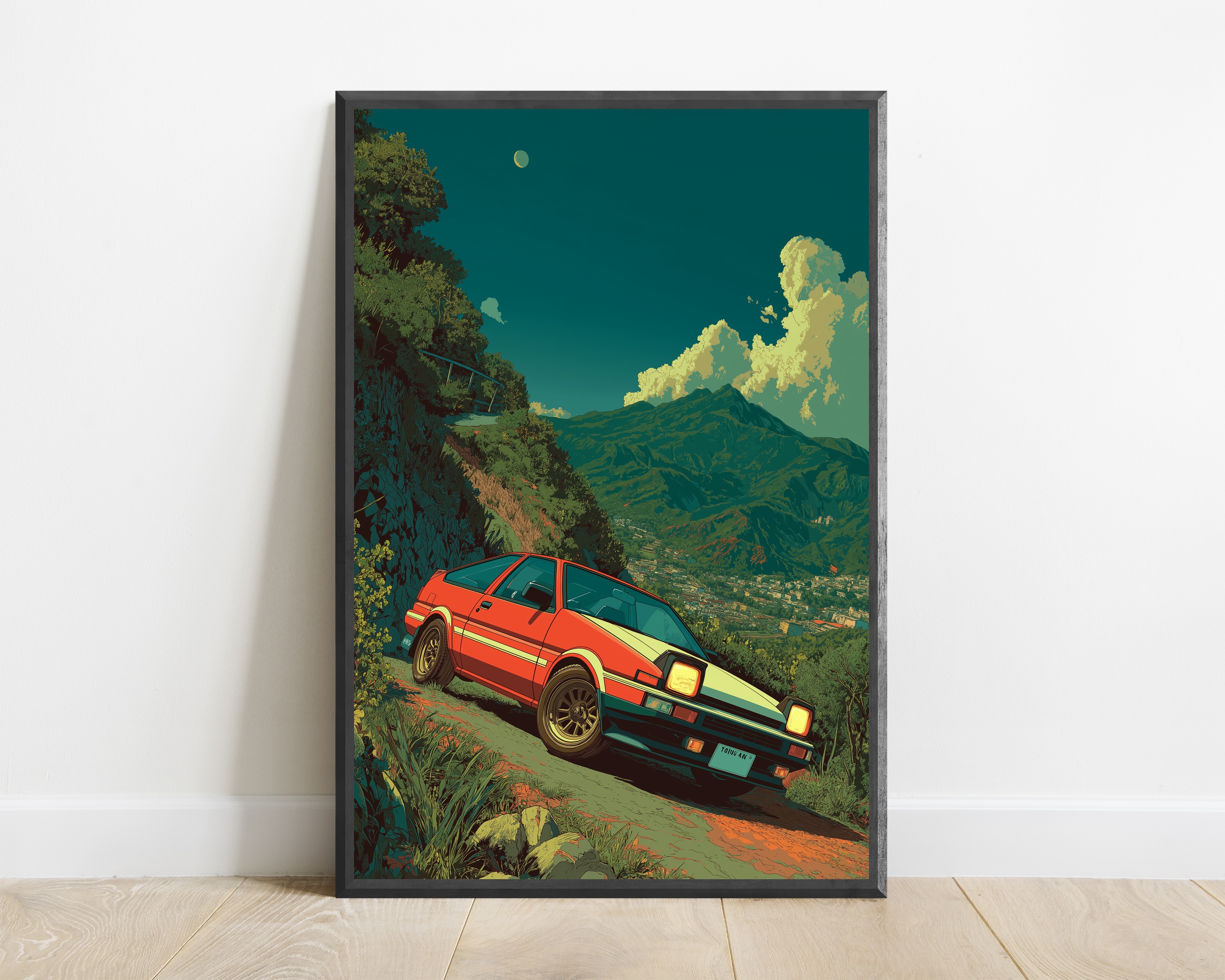 Toyota AE86 Vintage JDM Poster — view 1
