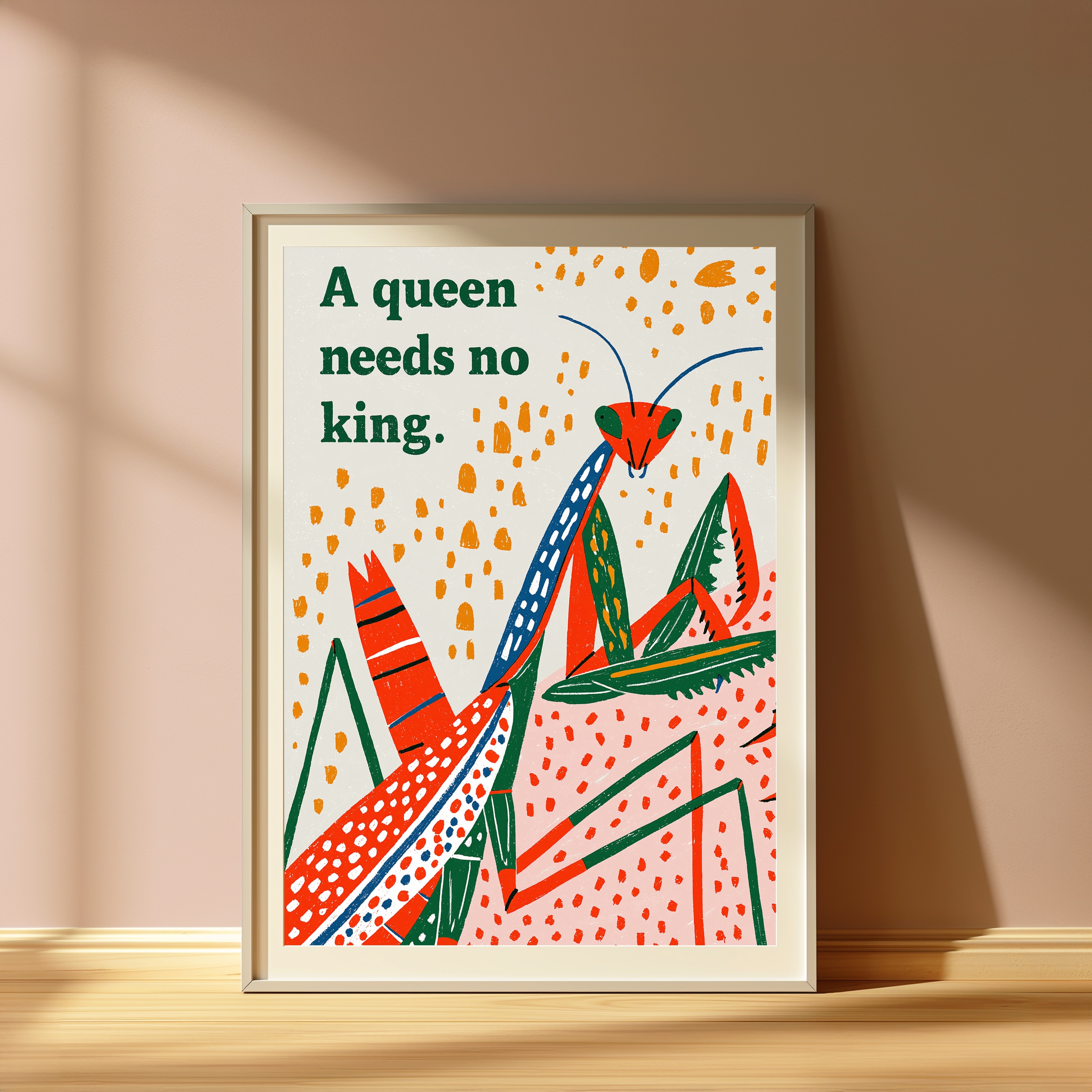 Empowered Queen Insects Pop Art Print view 4