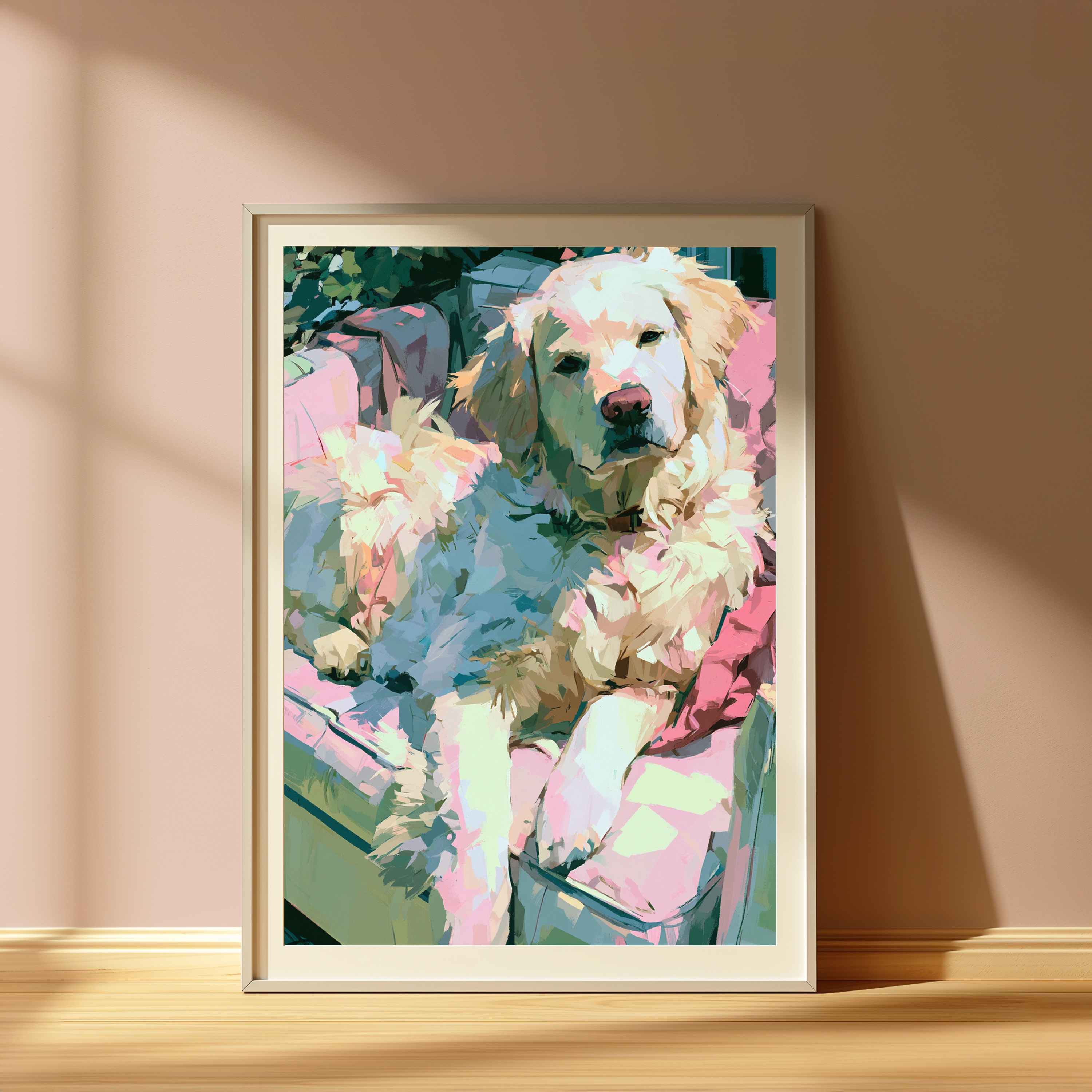 Golden Retriever Pop Art Print view 4