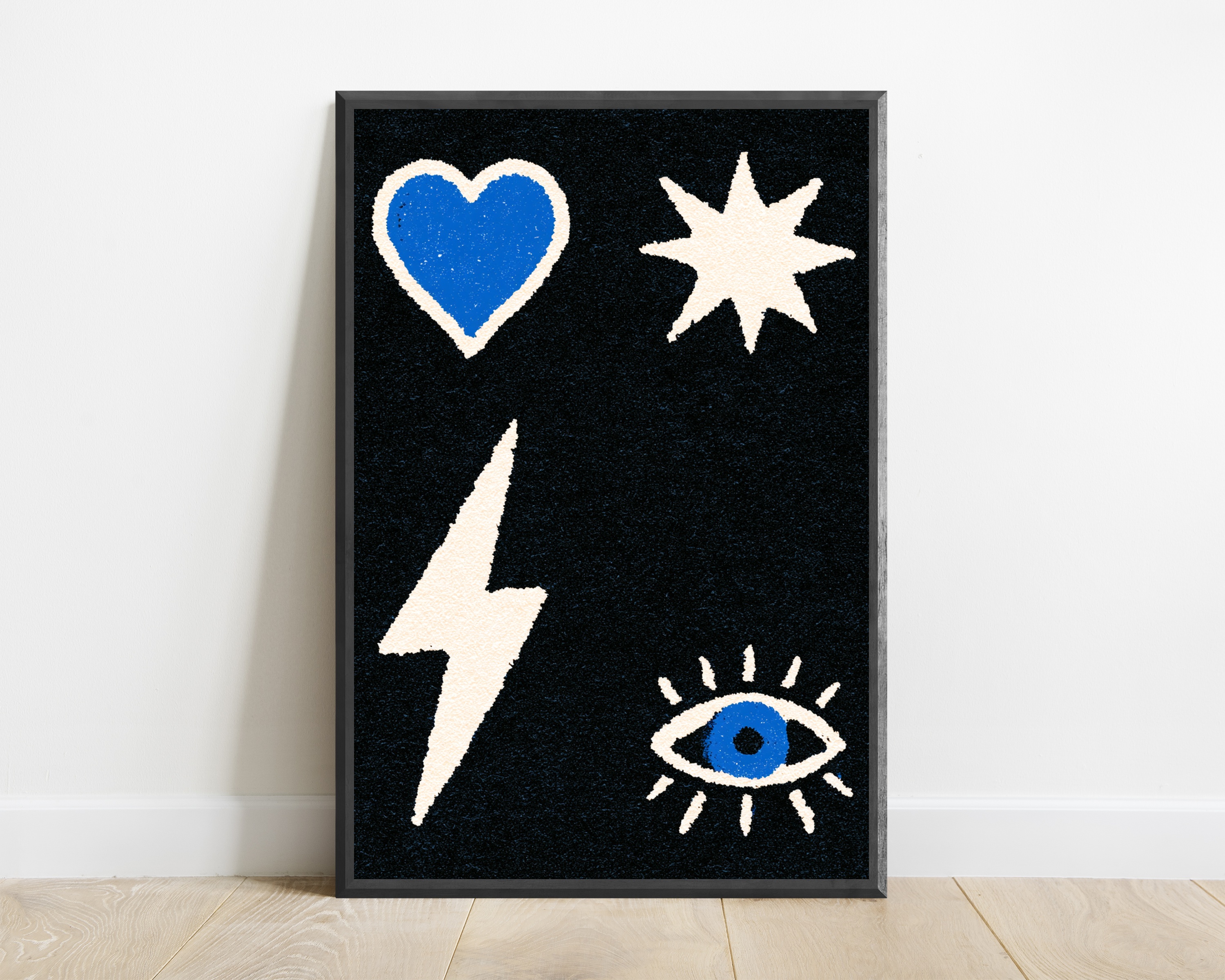 Heart Star Lightning Eye Minimalist — view 1