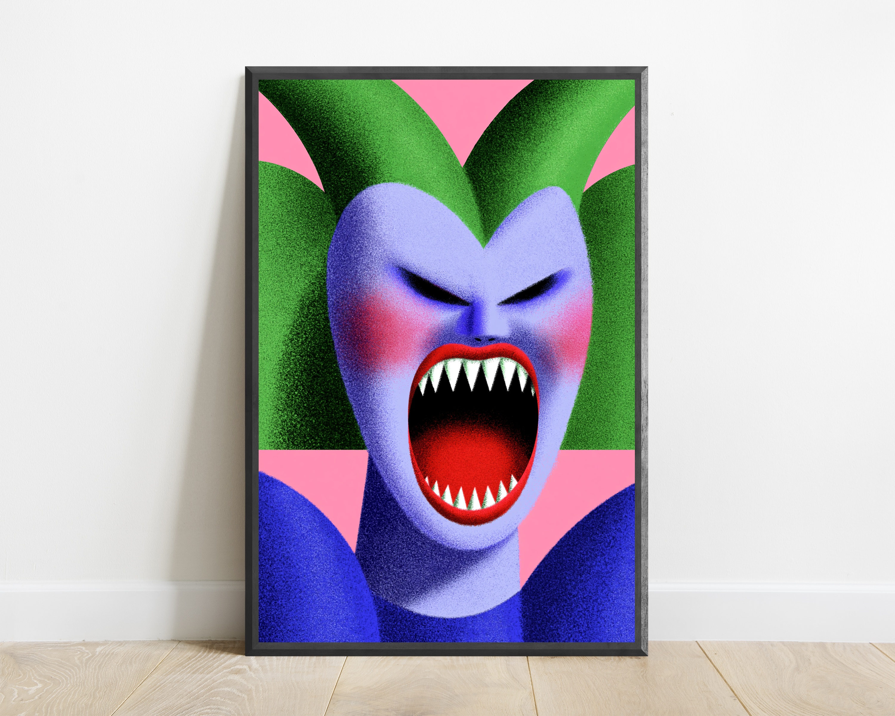 Villain Joker Face Poster — view 1