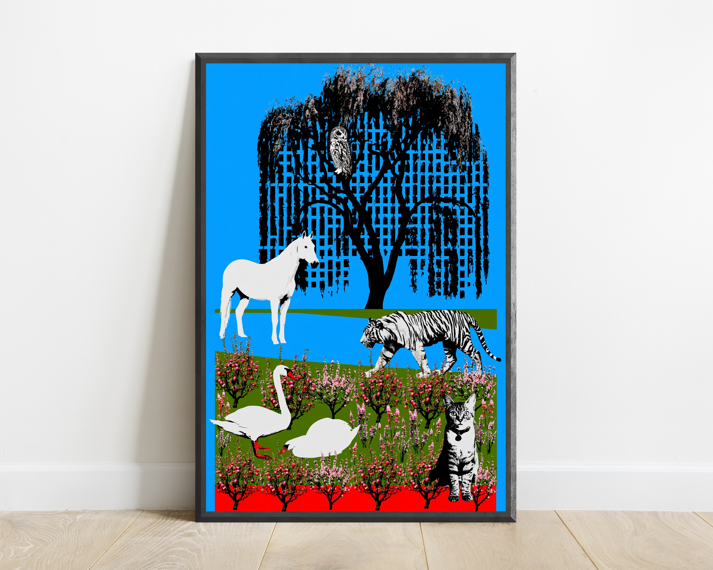 Magical Garden Animals Wall Art