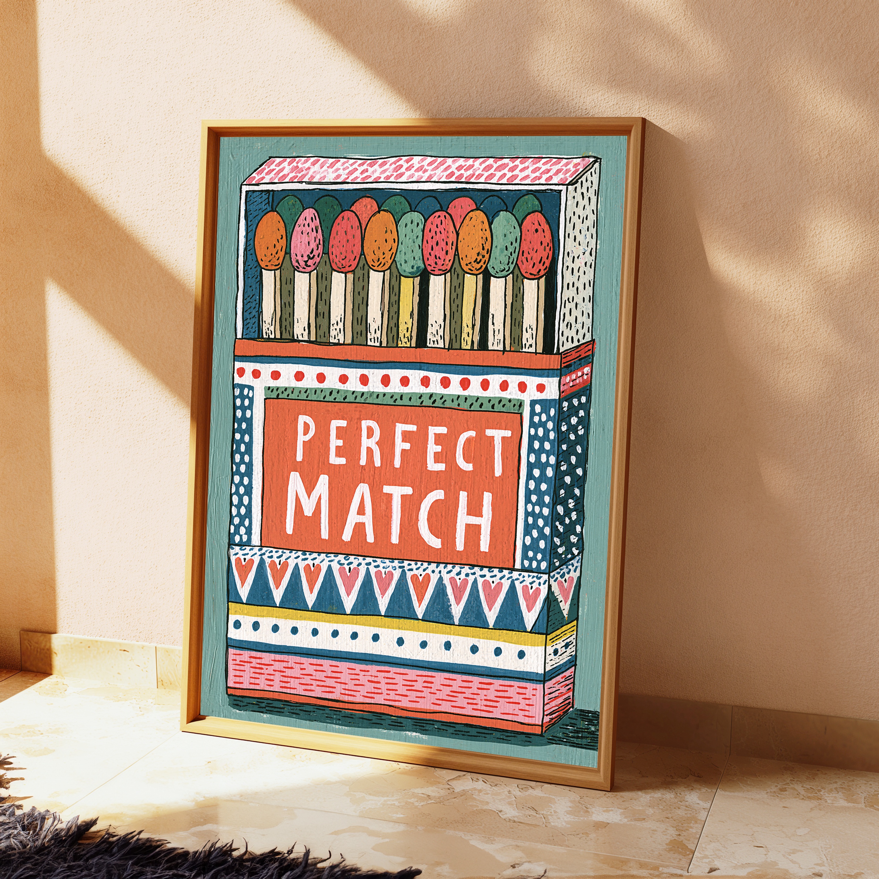 Matchbox Wall Art Print view 2