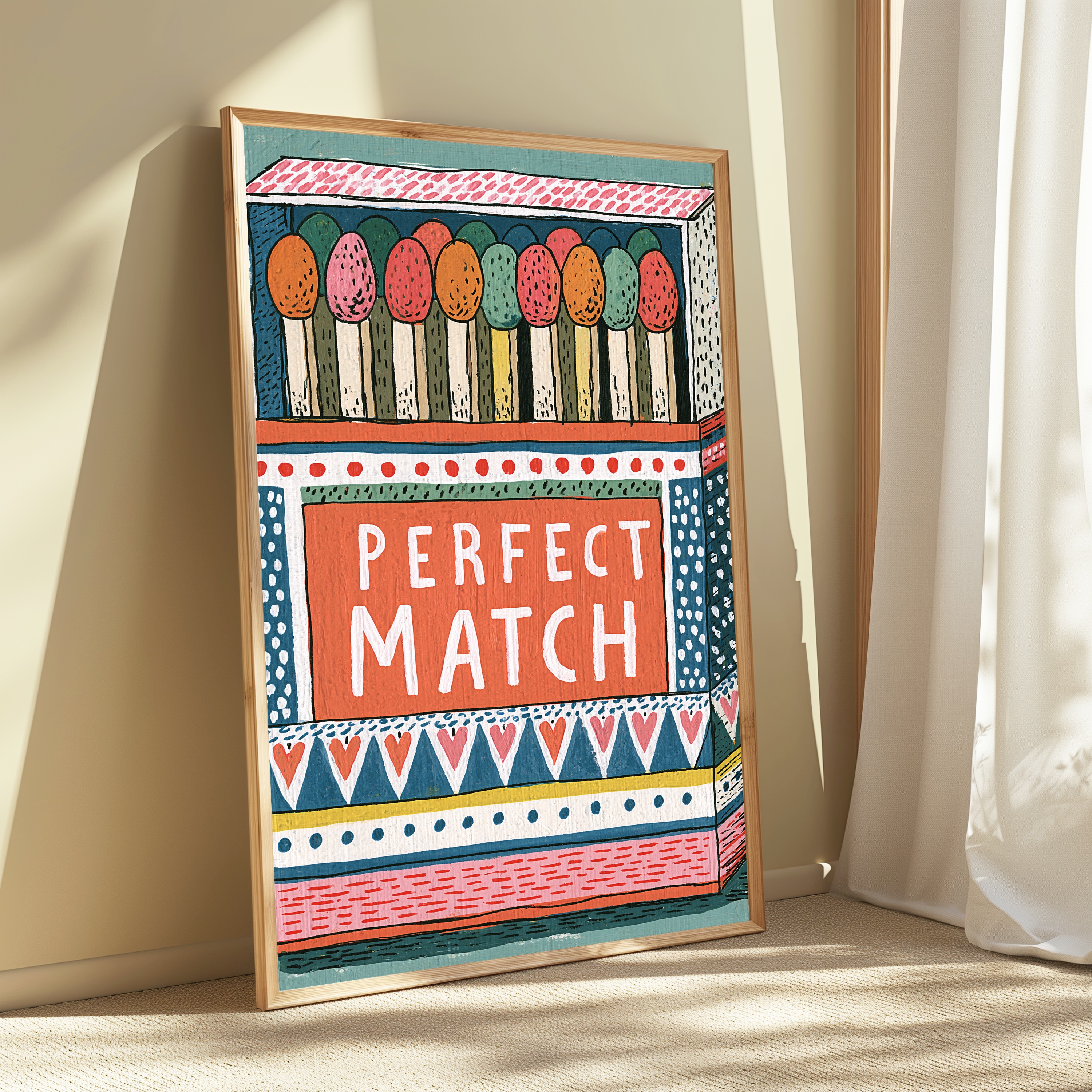 Matchbox Wall Art Print view 3