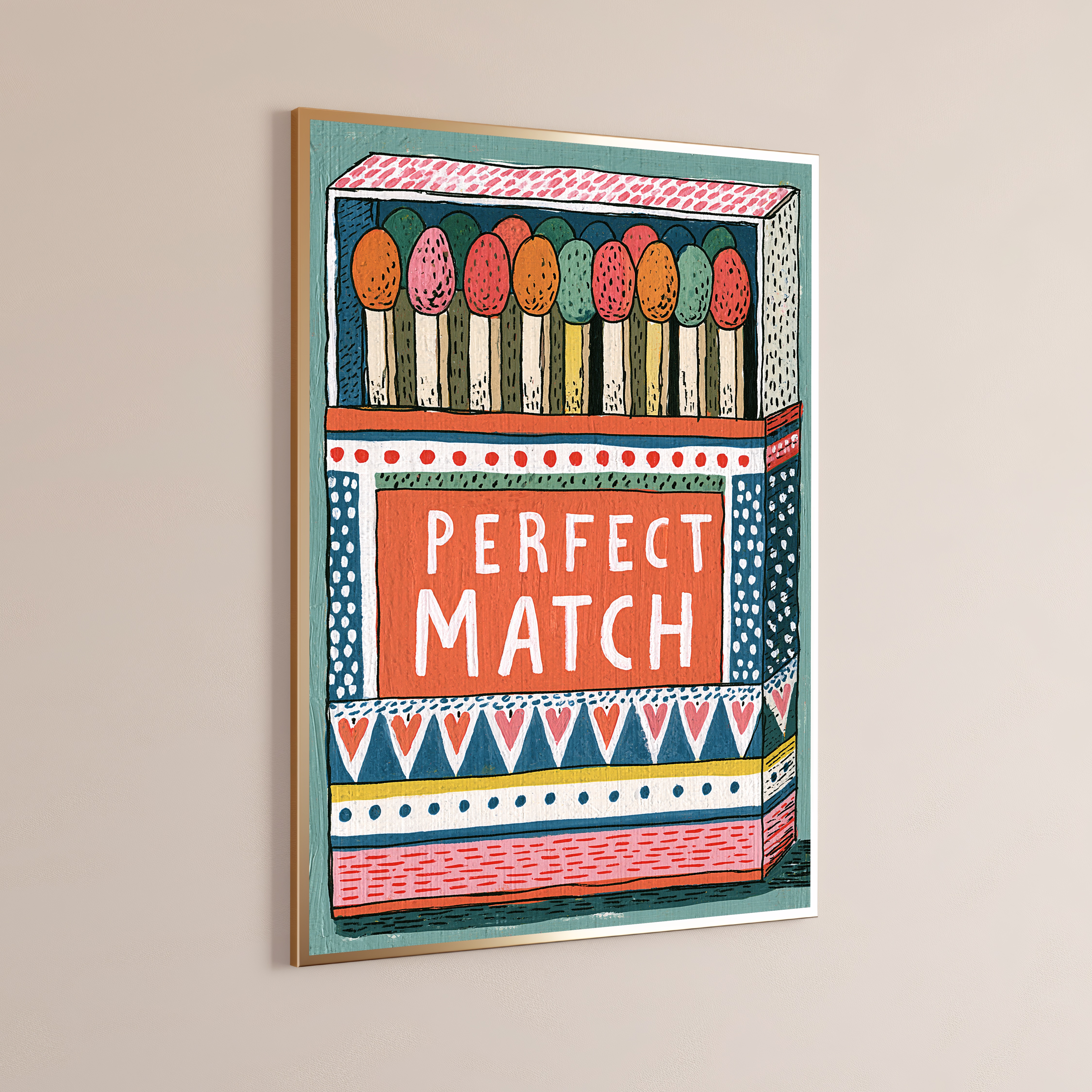 Matchbox Wall Art Print