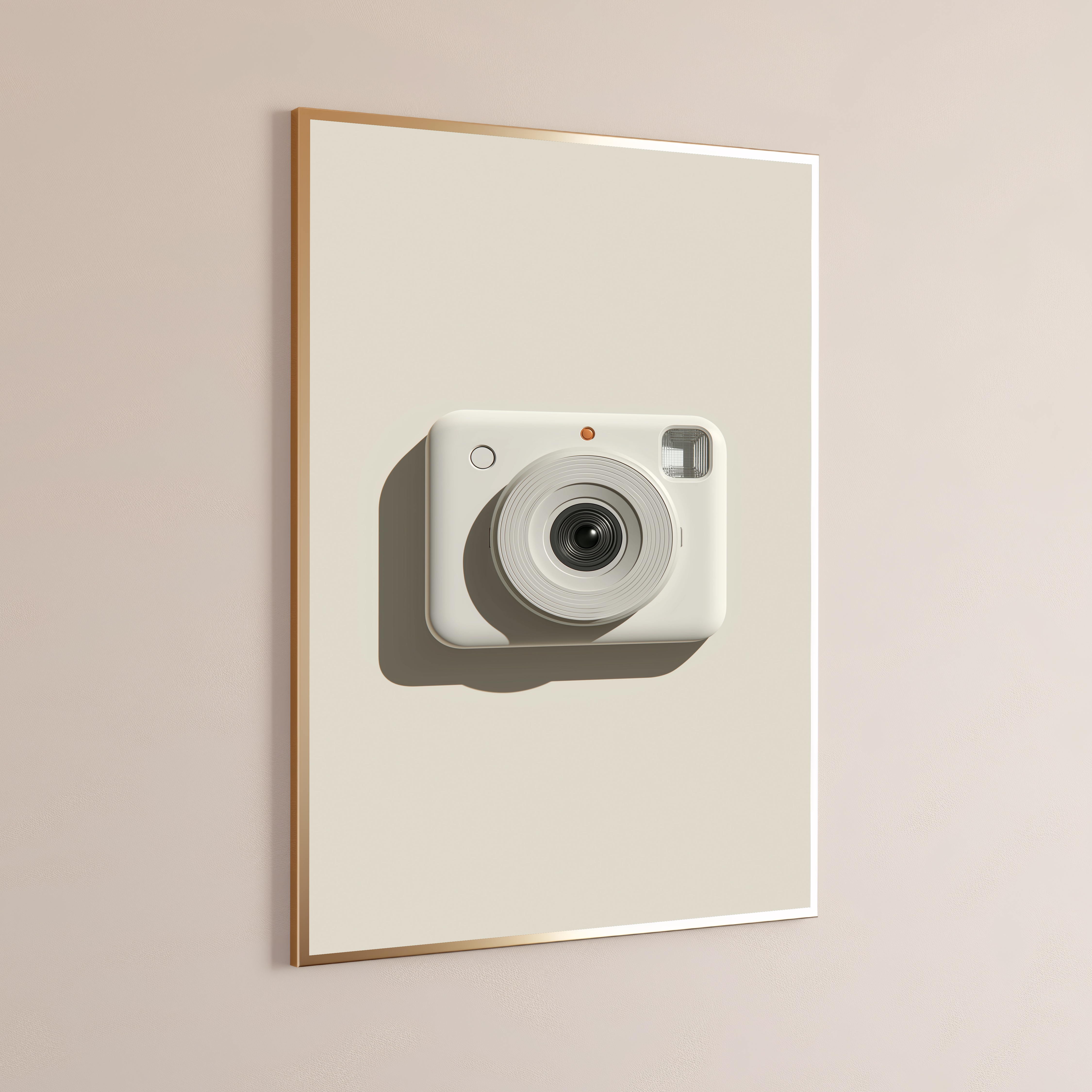 Minimalist Instant Camera Print