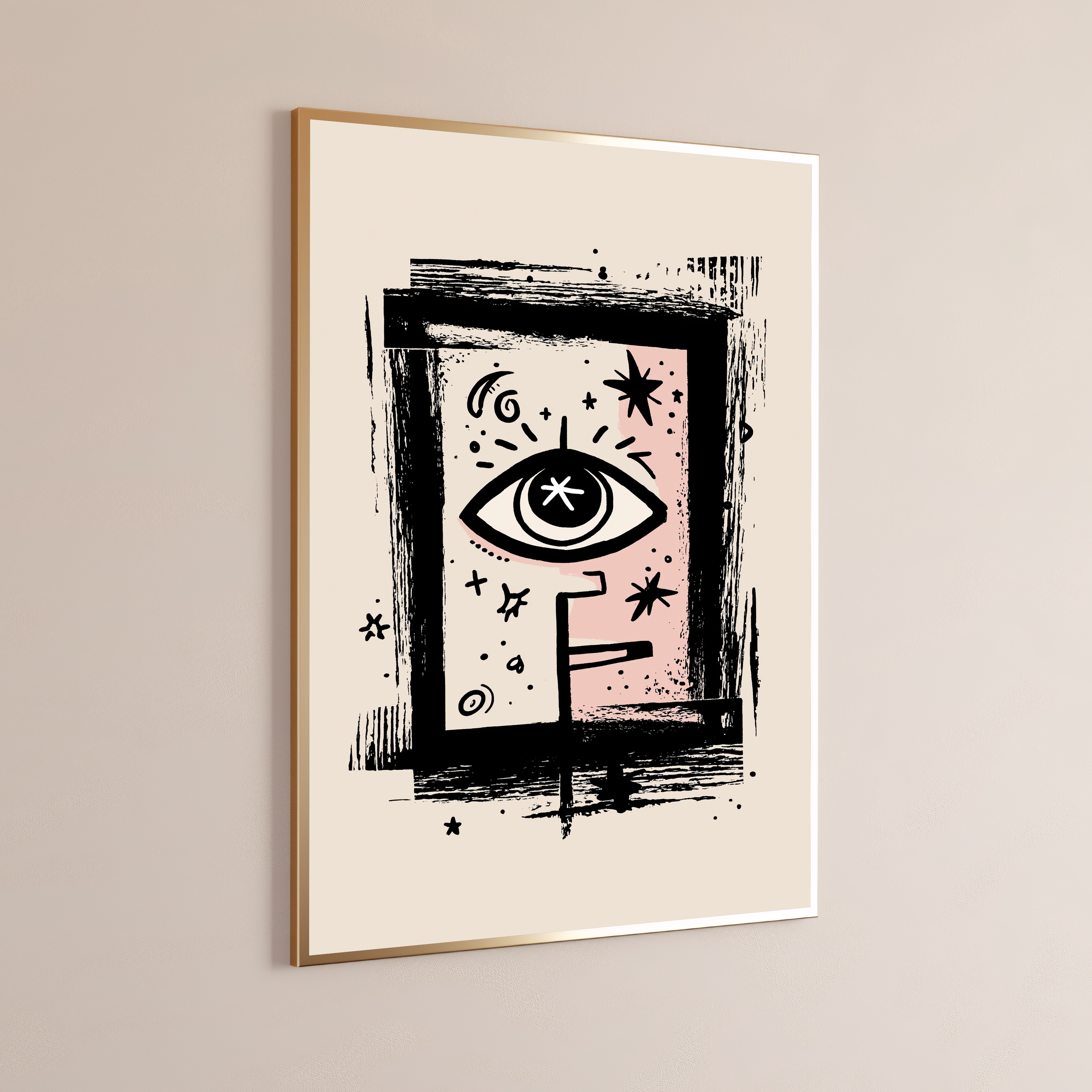 Mystical Eye Star Print