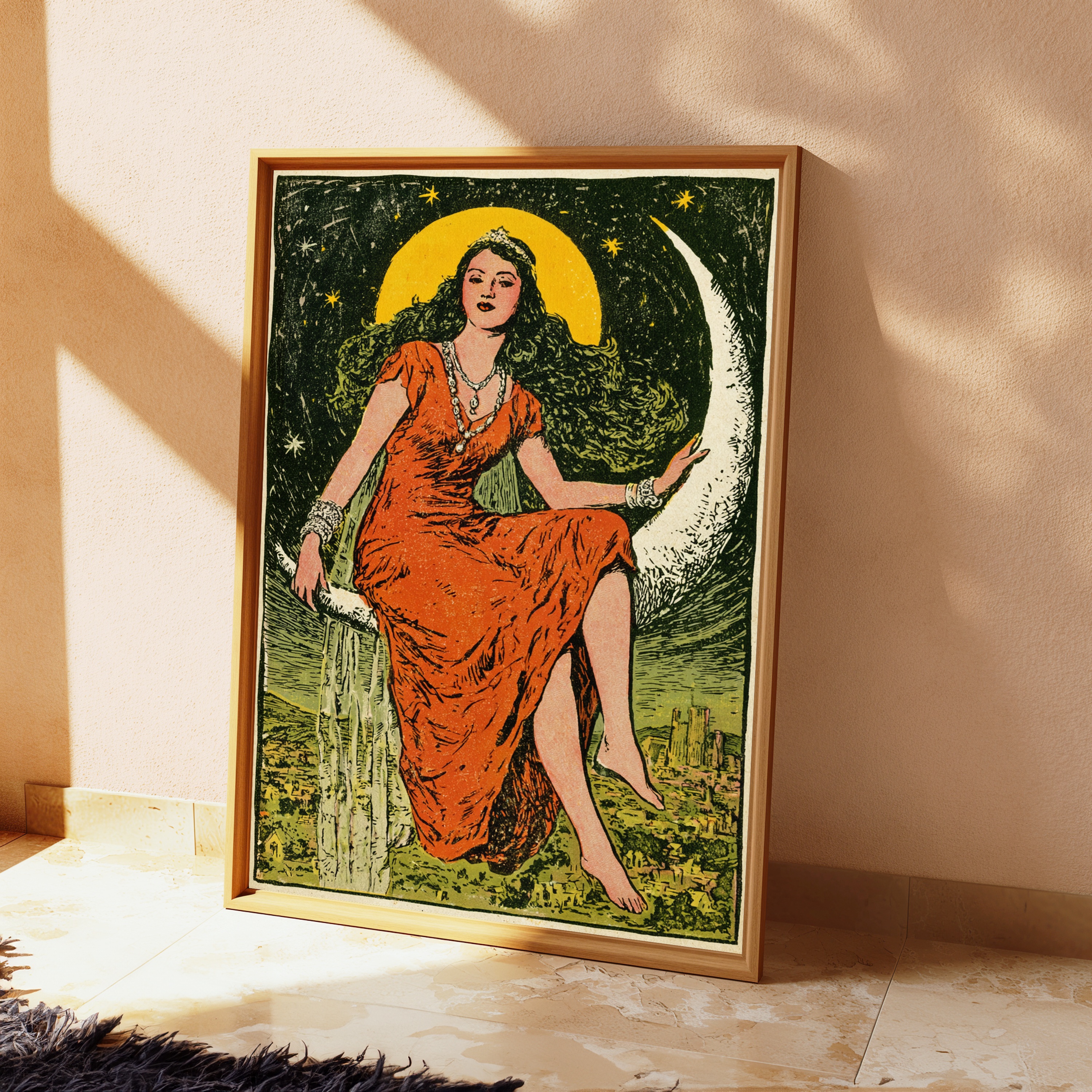 Mystical Moon Goddess Portrait view 2