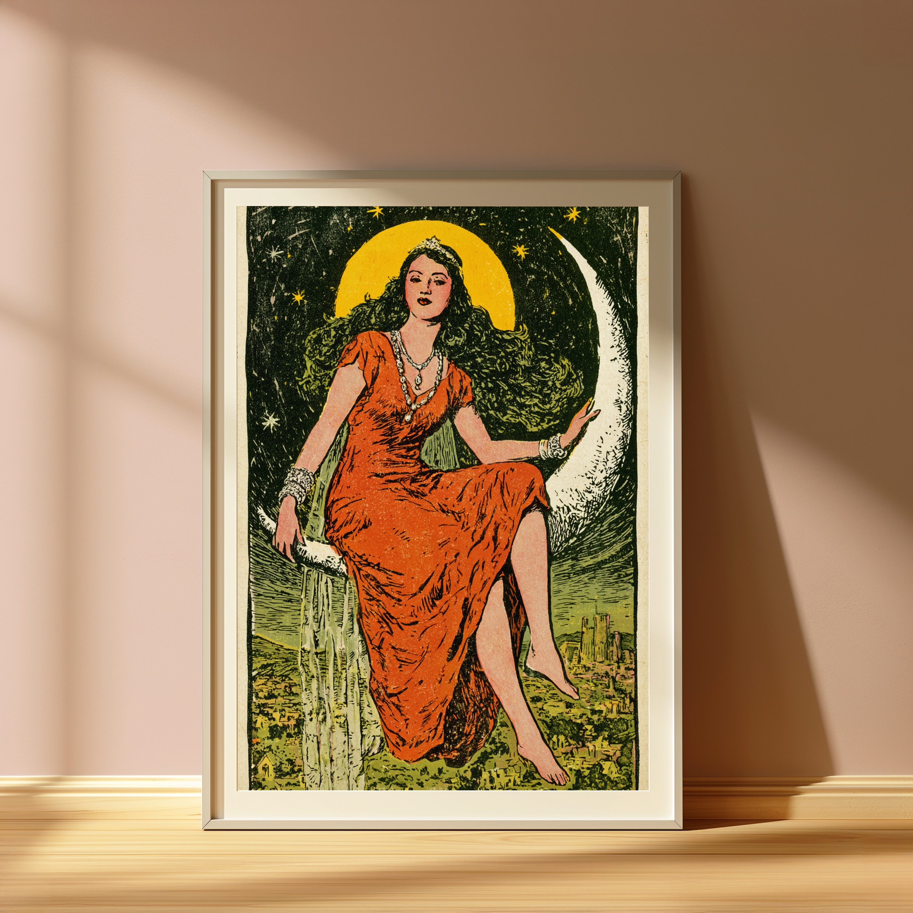 Mystical Moon Goddess Portrait view 4