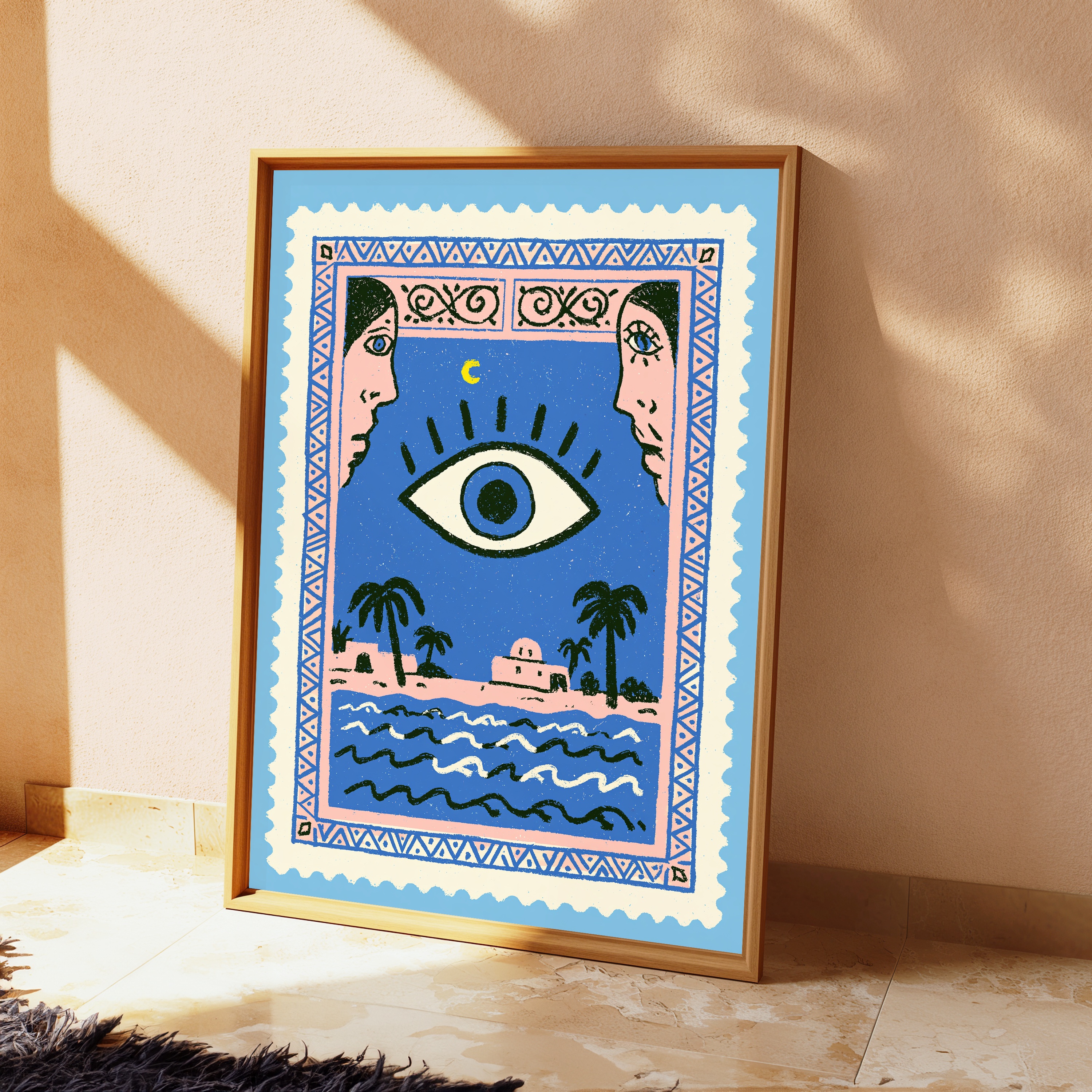Mystical Third Eye Tarot Card Print view 2