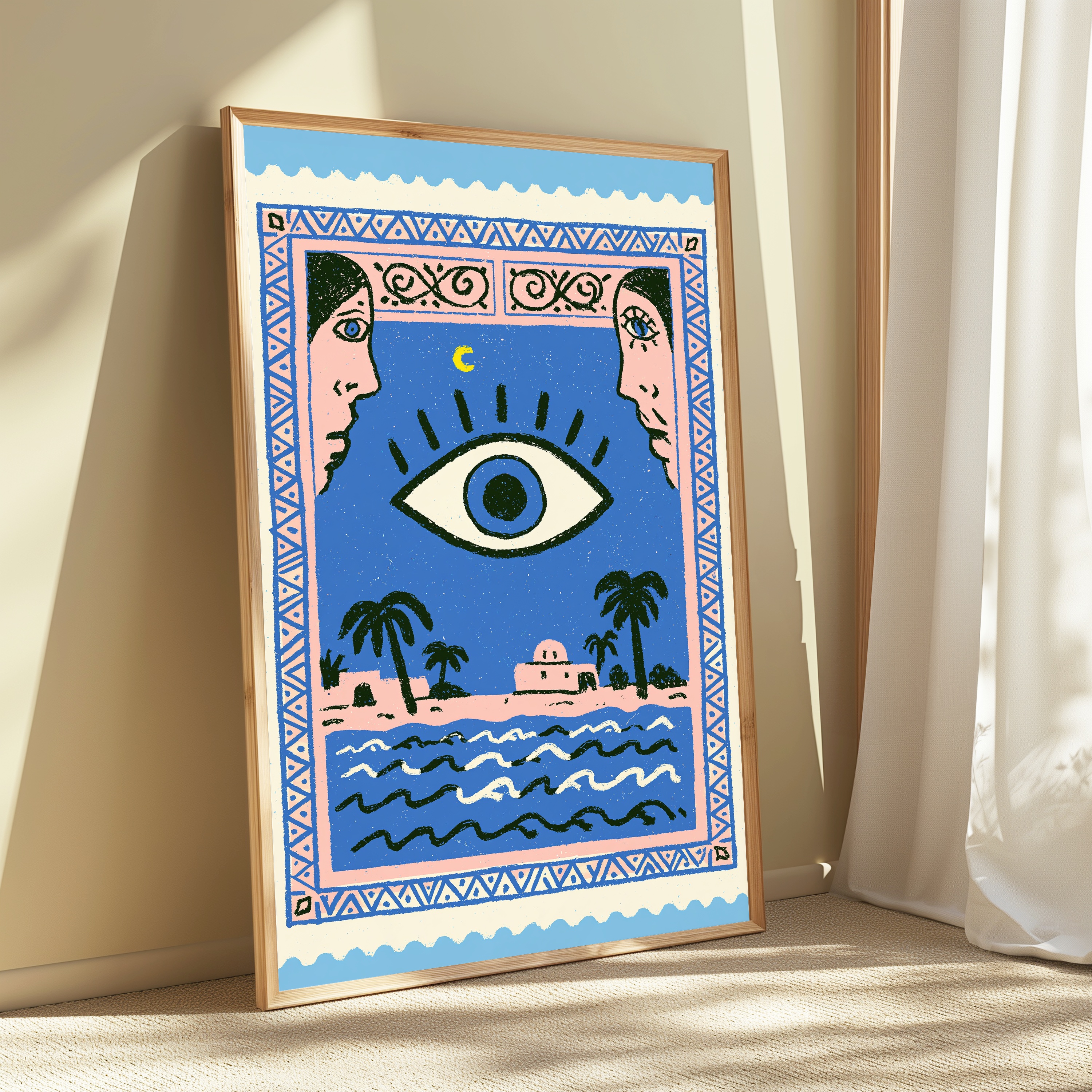 Mystical Third Eye Tarot Card Print view 3
