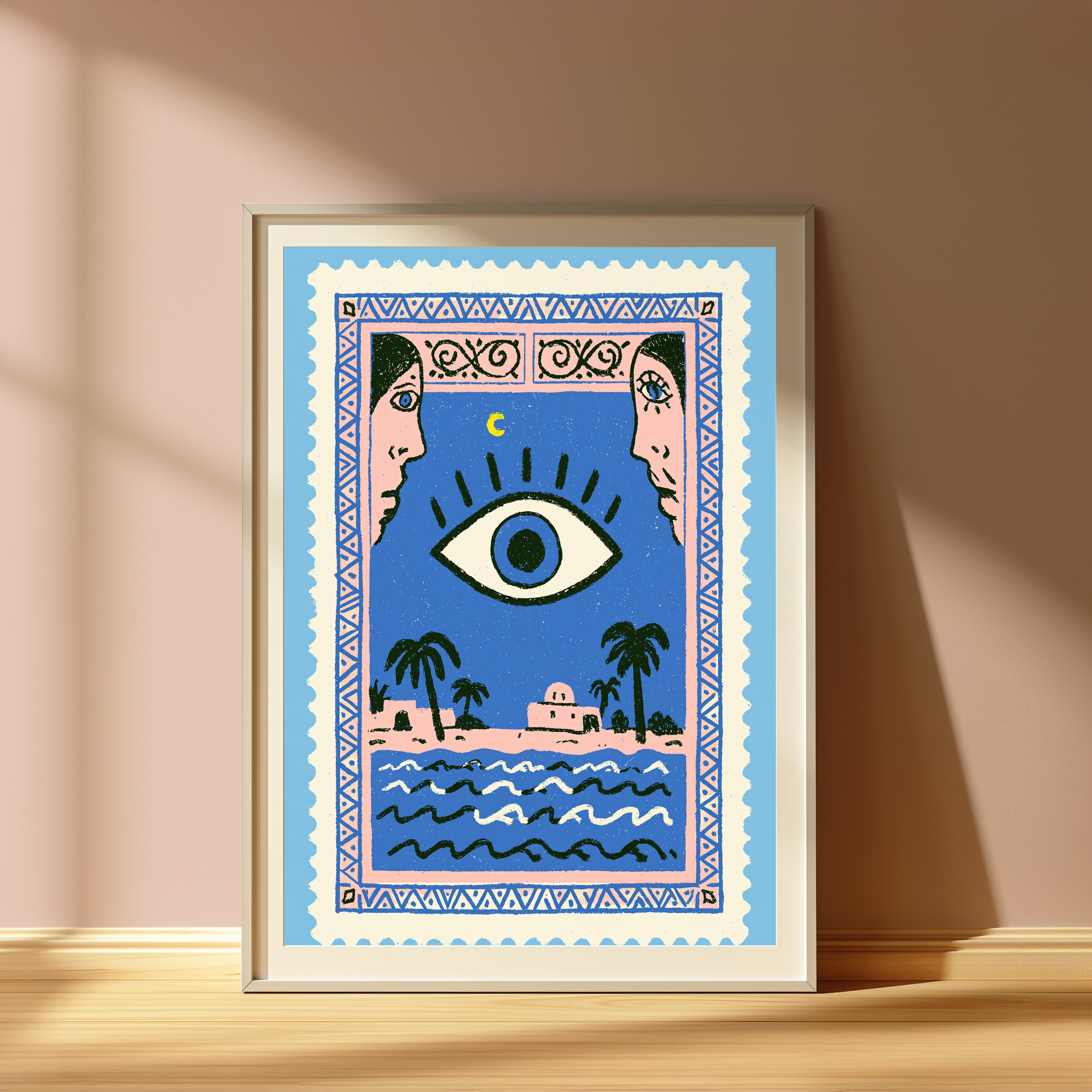 Mystical Third Eye Tarot Card Print view 4