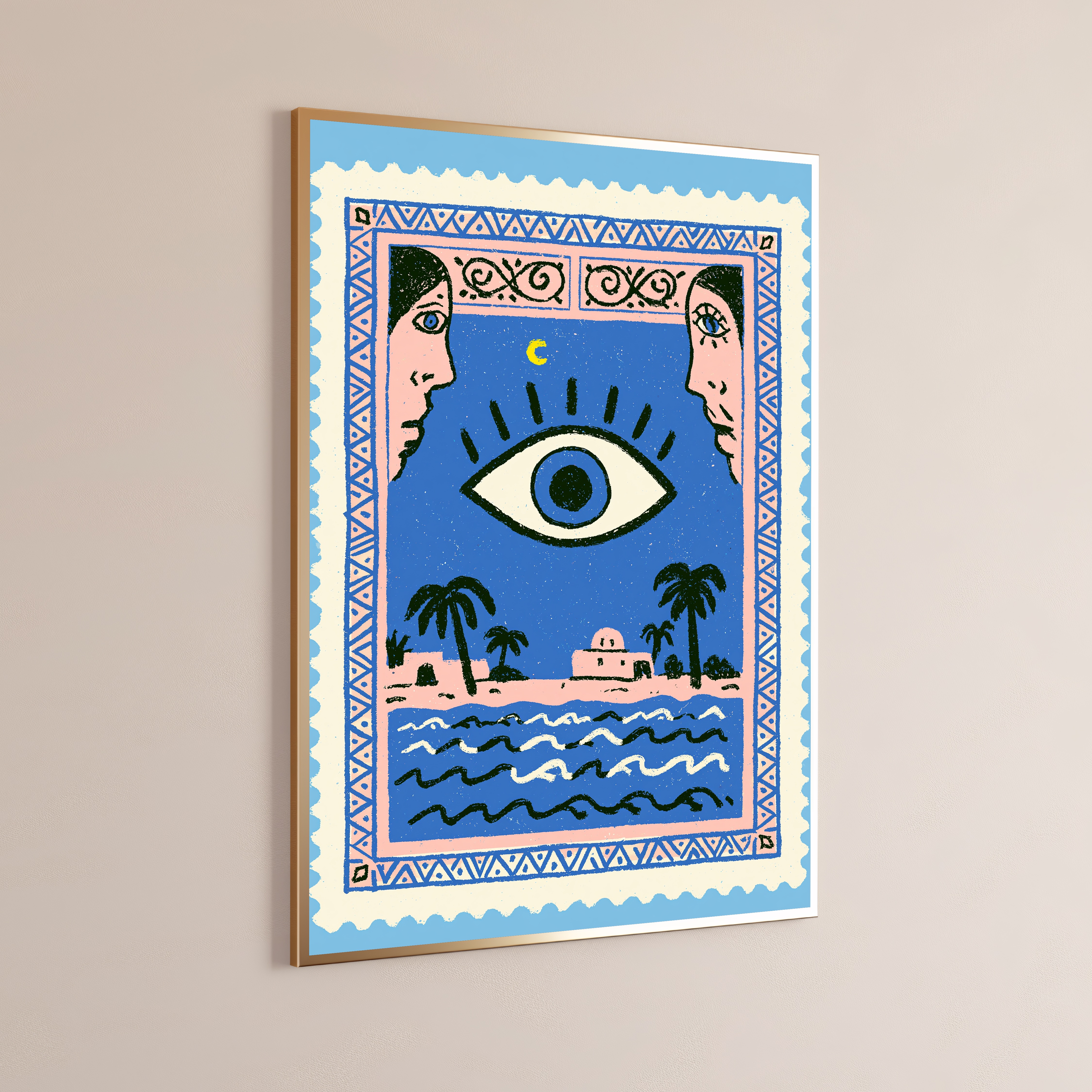 Mystical Third Eye Tarot Card Print