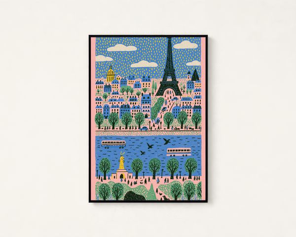 Paris Cityscape Print