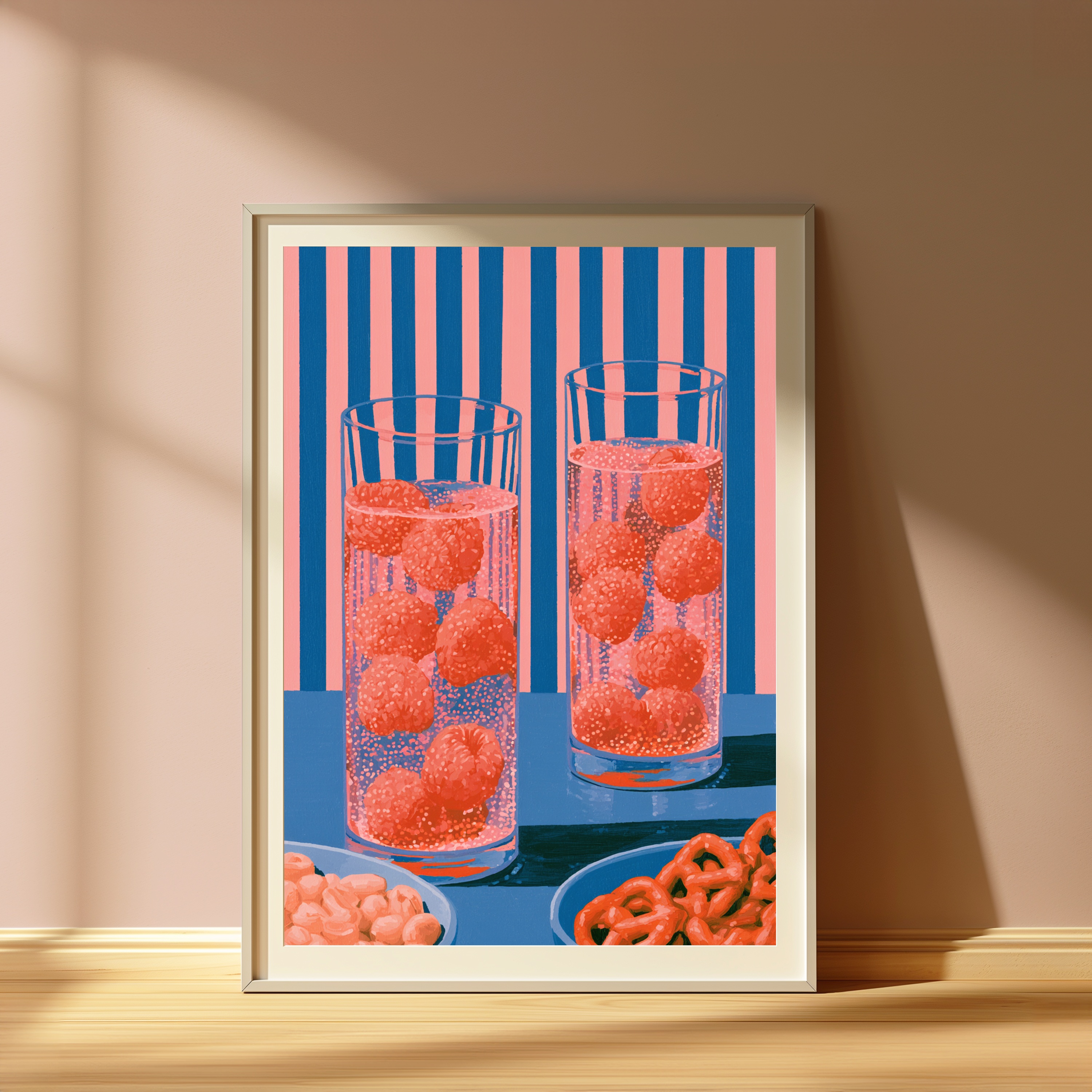 Raspberry Fizzy Drink Pop Art Print view 4