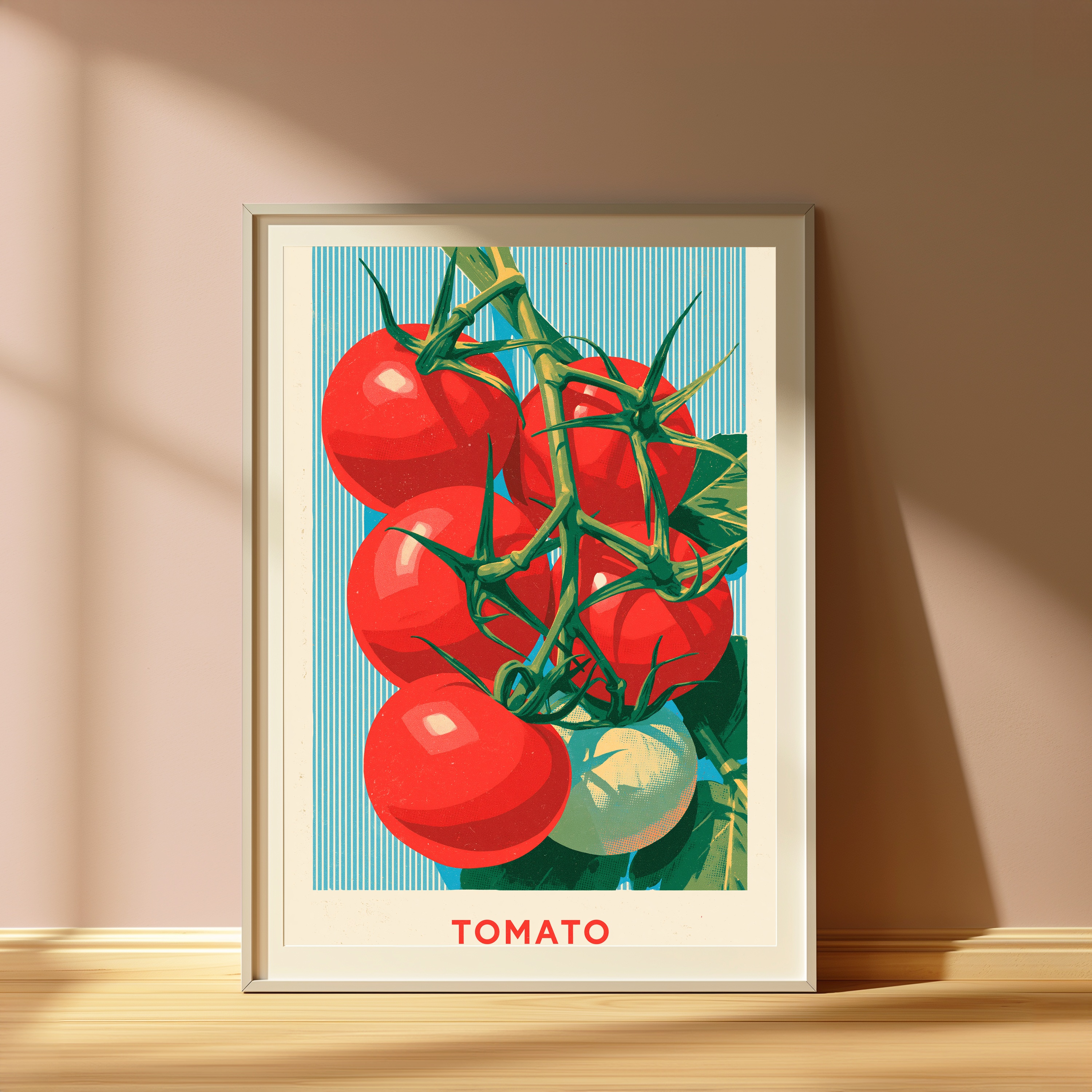 Ripe Tomato Vine Food Art Print view 4