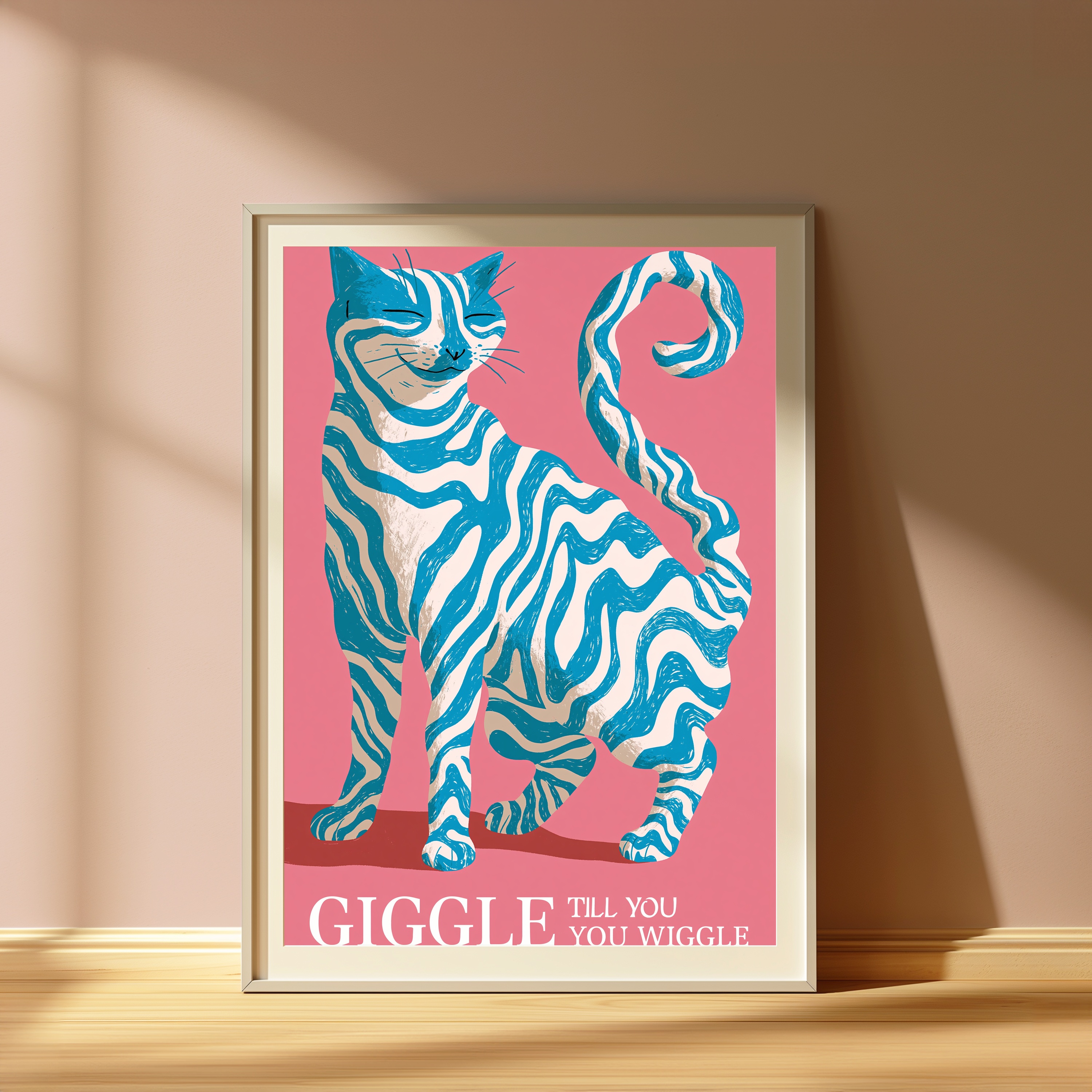 Striped Tabby Cat Pop Art Print view 4