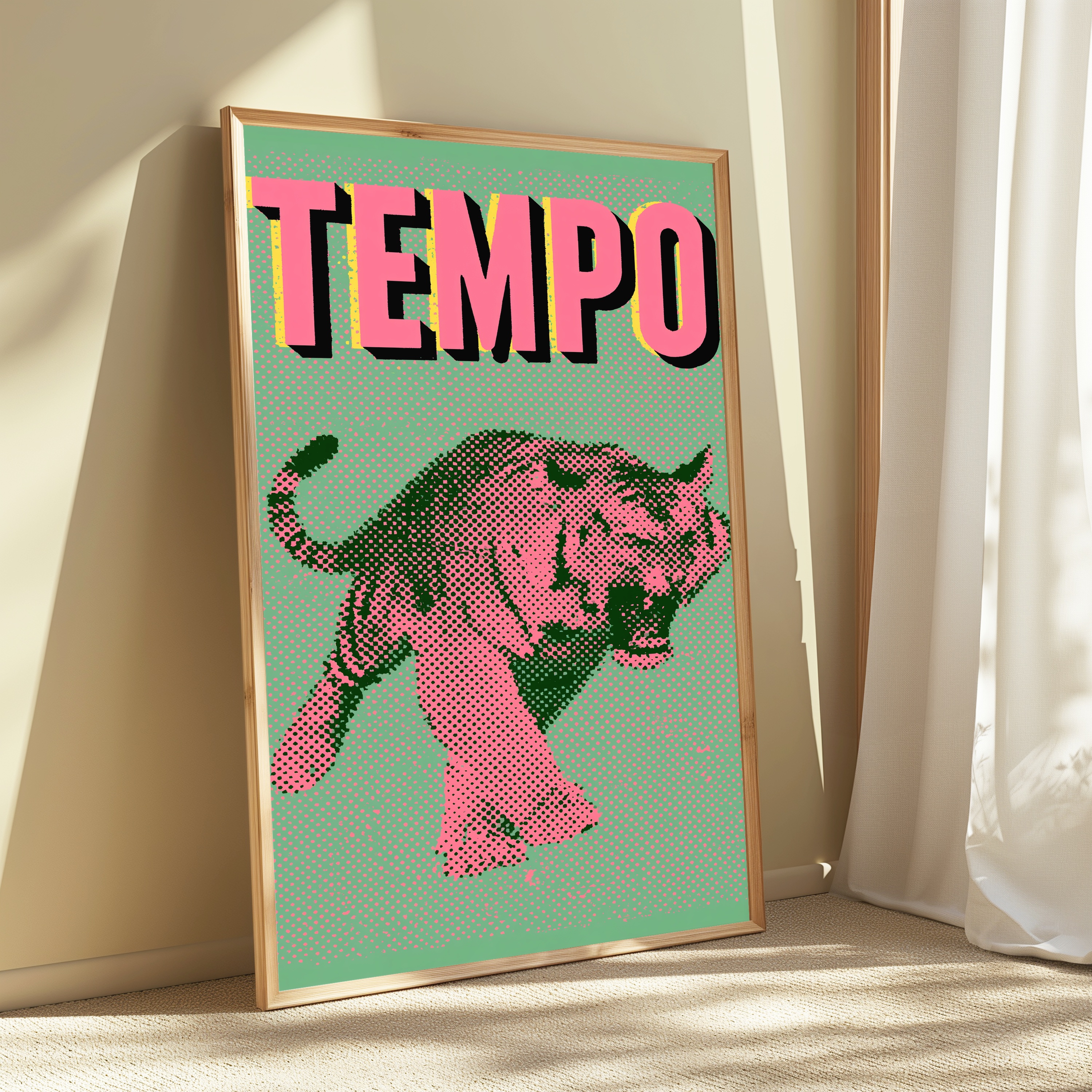 Tempo Pop Art Bull Print view 3