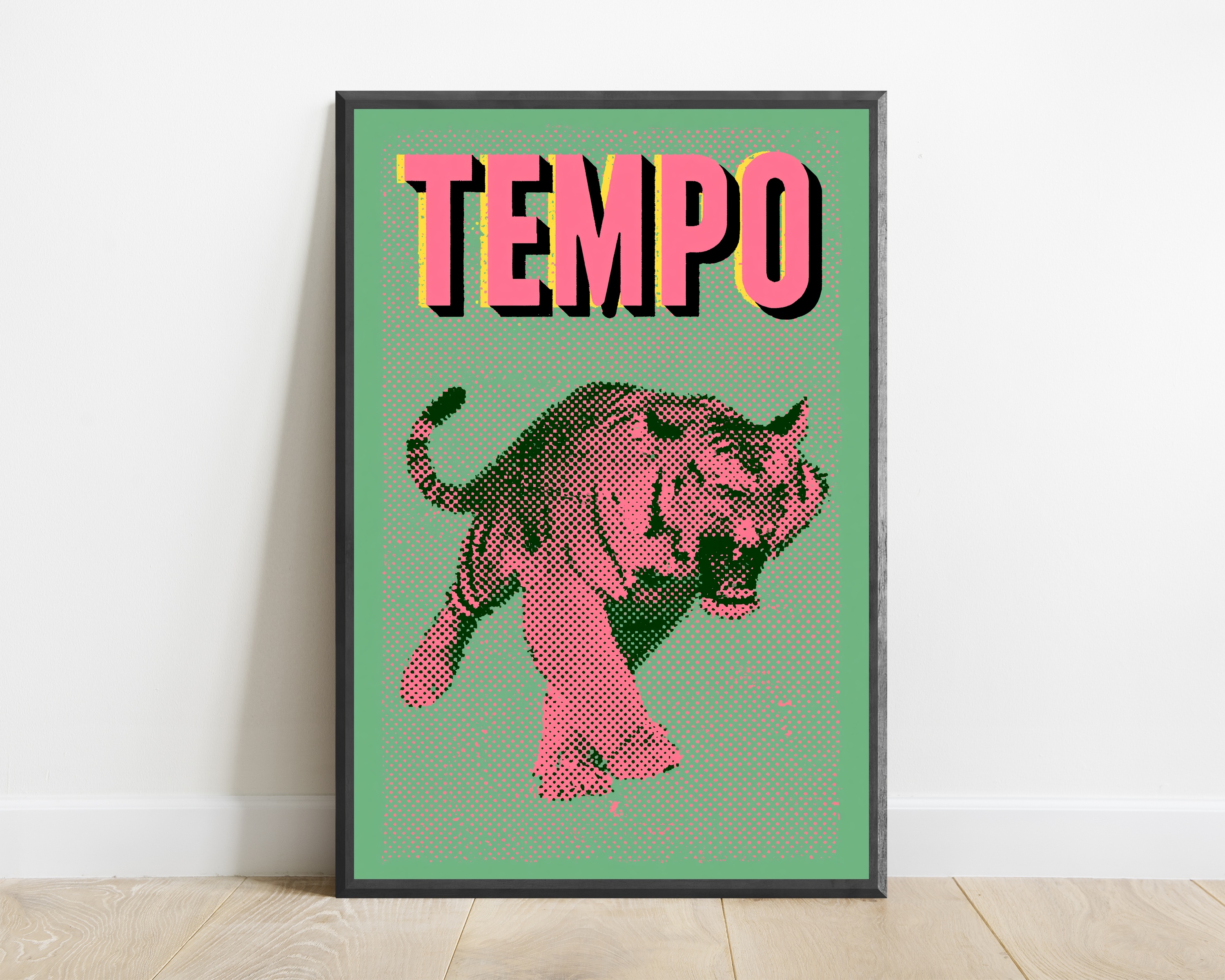 Tempo Pop Art Bull Print