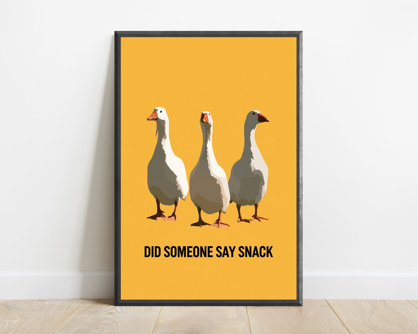 Three Geese Pop Art Print — view 1