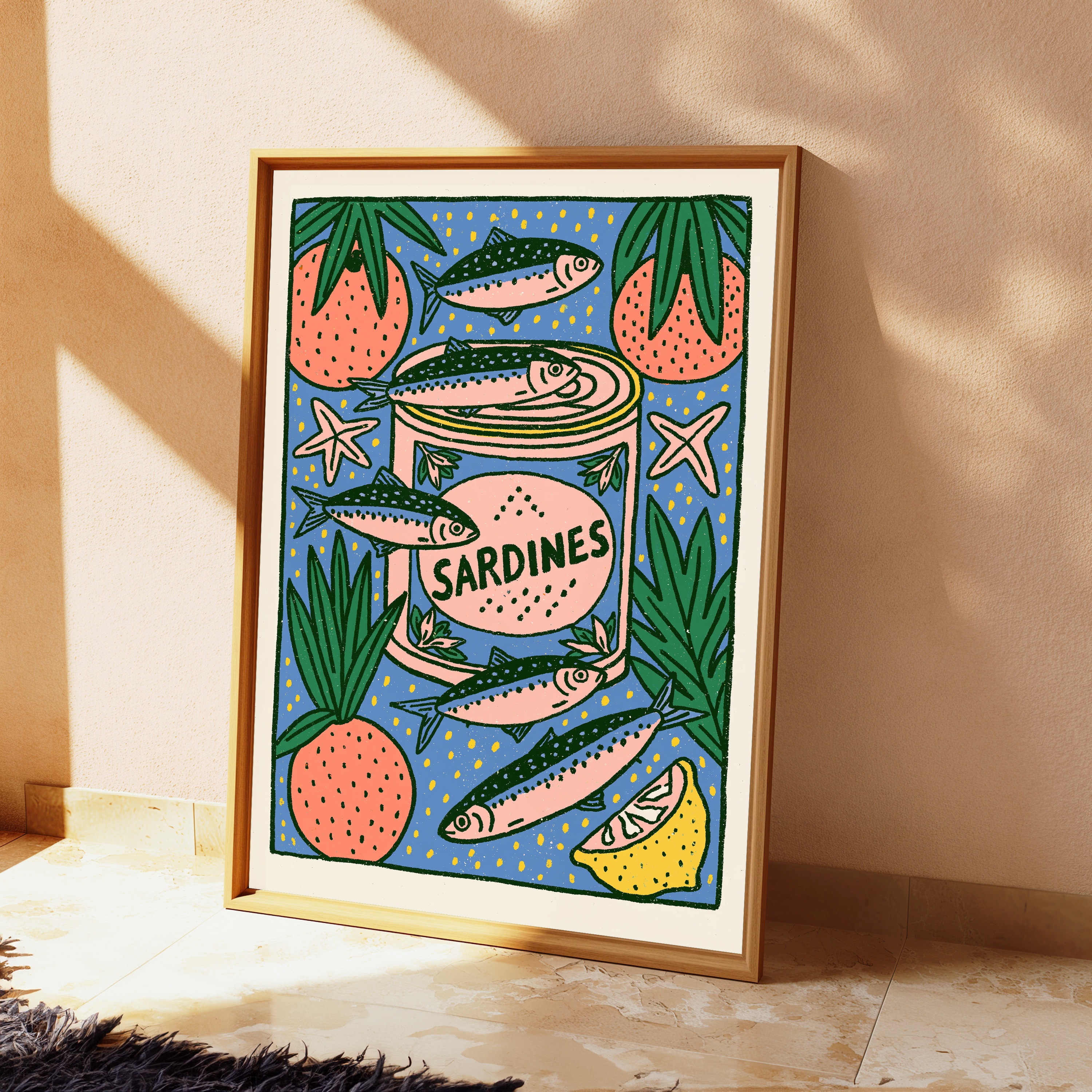 Tinned Sardines Food Art Print view 2