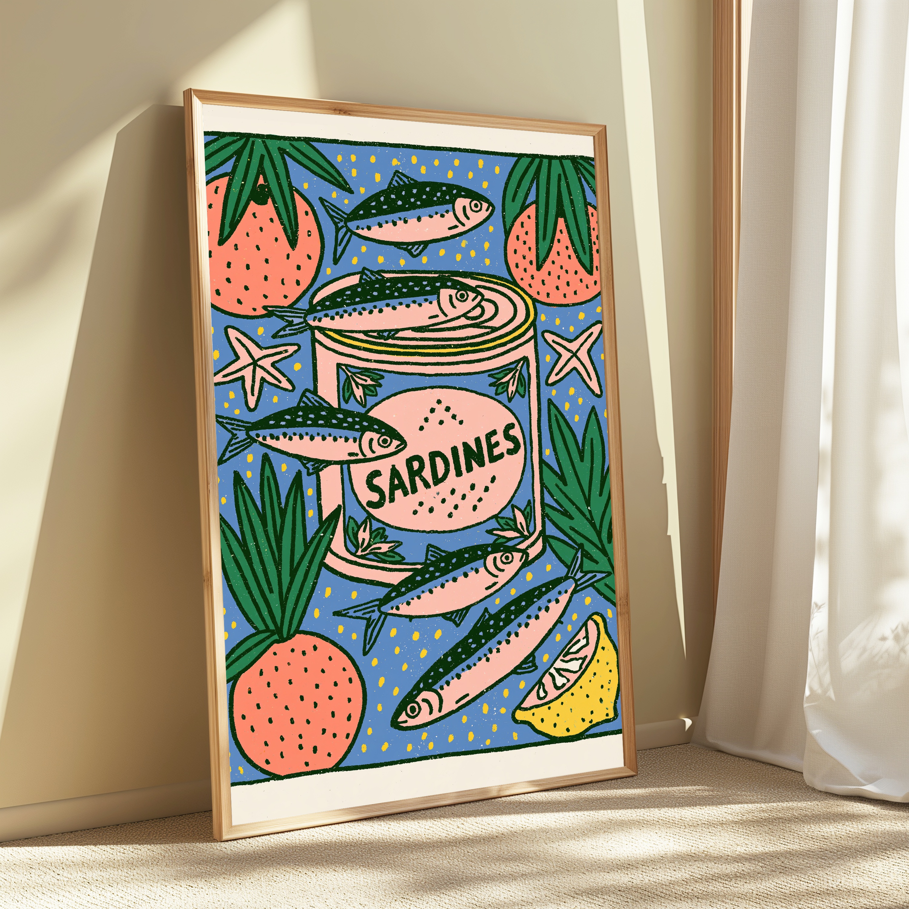 Tinned Sardines Food Art Print view 3