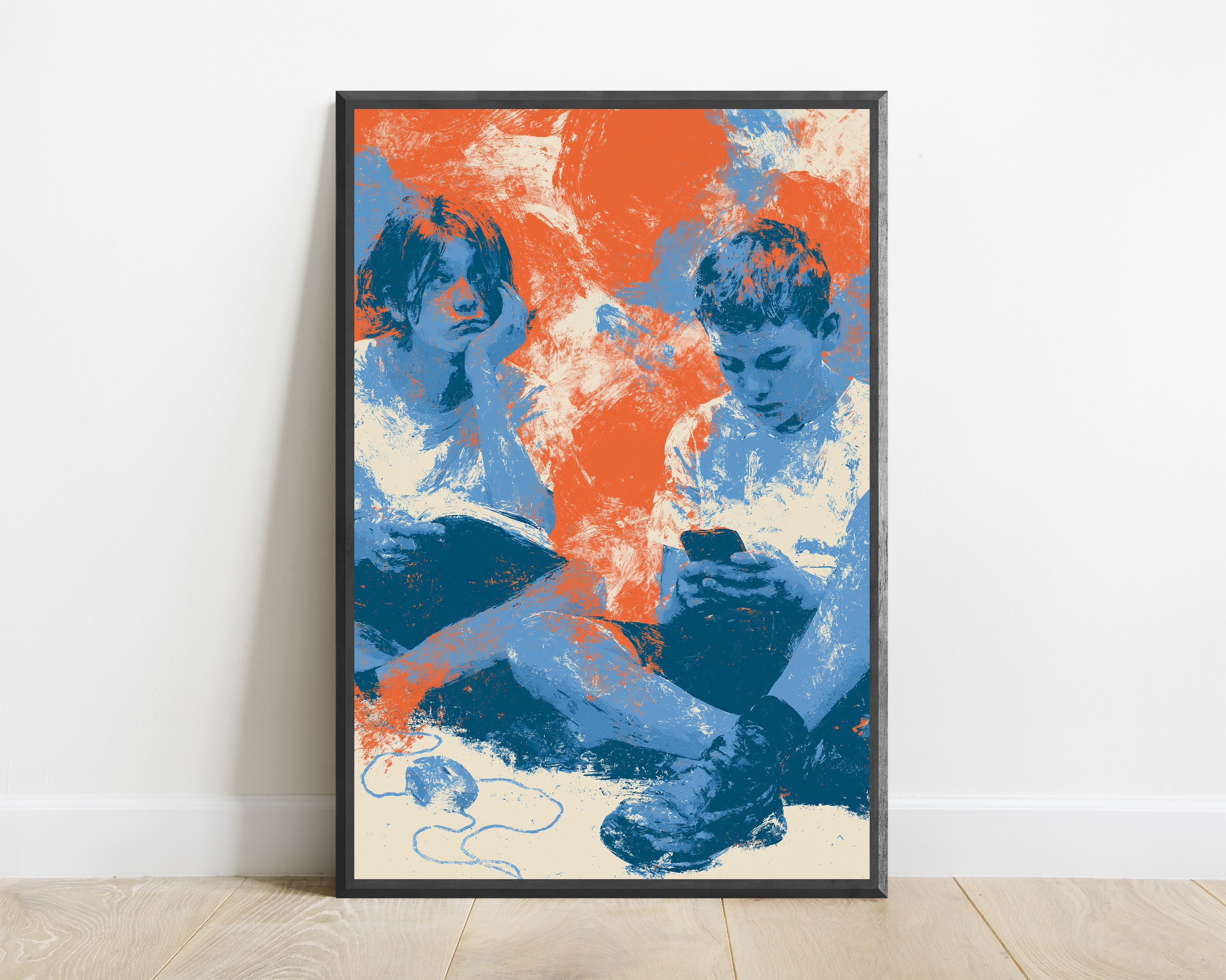 Two Figures Pop Art Print