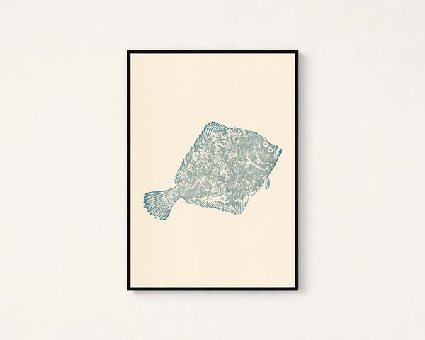 Vintage Fish Etching Print