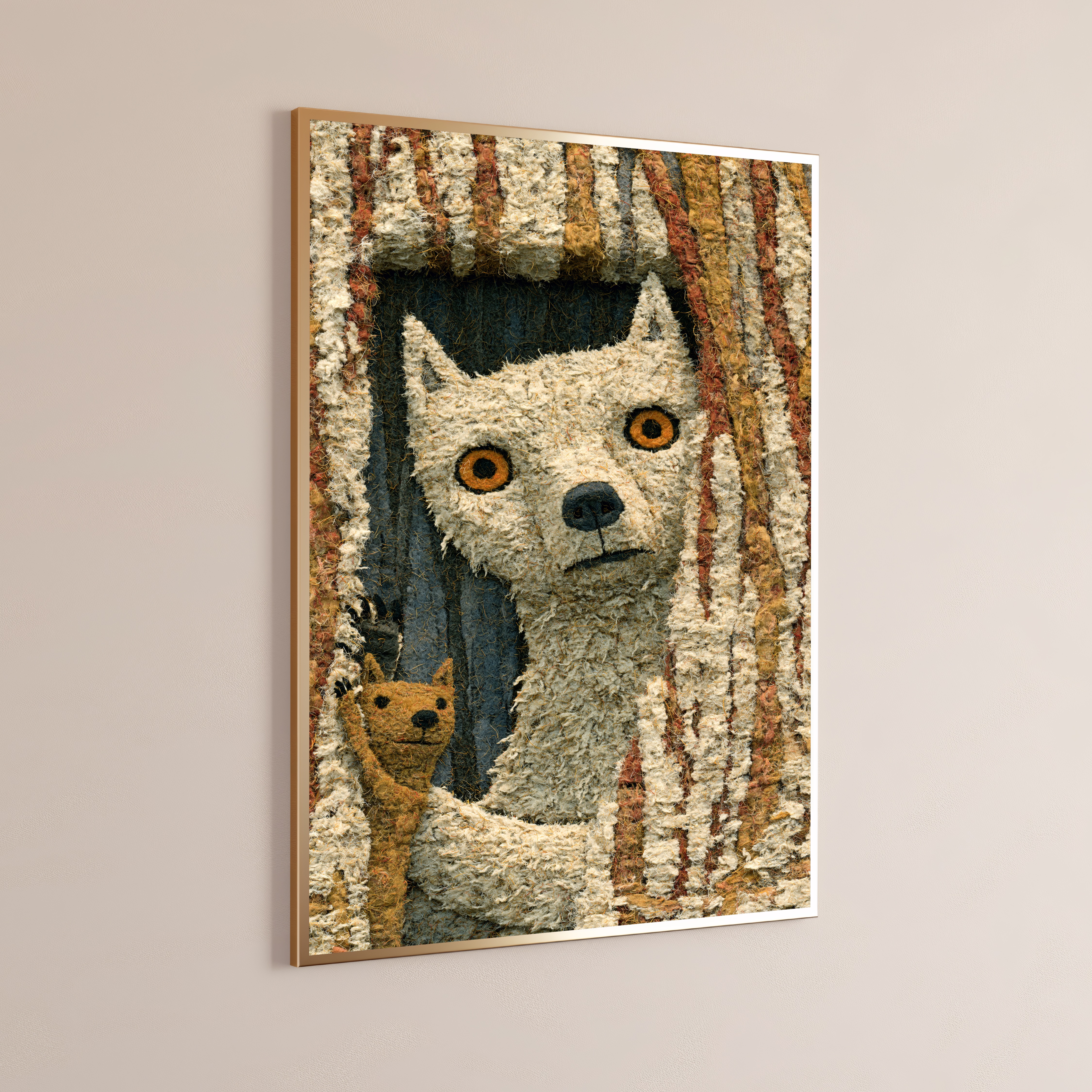 Woodland Creatures in Tree Hollow
